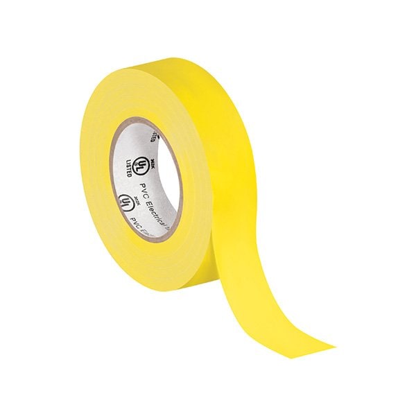 Bsc Preferred 3/4'' x 20 yds. Yellow Electrical Tape, 10PK T96461810PKY - main